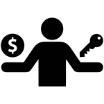 Cost Benefit Analysis Cost Benefir Assessment Unlock Value SVG Icon